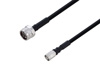 Outdoor Rated N Male to NEX10 Male Low PIM Cable Using SPO-250 Coax Using Times Microwave Parts