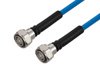 Plenum 4.3-10 Male to 4.3-10 Male Low PIM Cable Using SPP-375-LLPL Coax Using Times Microwave Parts