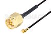 SMA Male to UMCX 2.5 Plug Cable Using 1.37mm Coax, RoHS