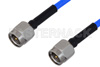SMA Male to SMA Male Cable Using PE-086FLEX Coax , LF Solder