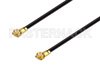 WMCX 1.6 Plug to WMCX 1.6 Plug Cable Using 0.81mm Coax, RoHS