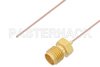 Pigtail Test Probe Cable SMA Female to Straight Cut Lead Using PE-020SR Coax, RoHS