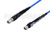 SMA Male to Push-On SMA Male Precision Cable Using PE-P141 Coax , LF Solder