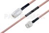 MIL-DTL-17 N Female to TNC Male Cable Using M17/60-RG142 Coax