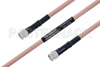 MIL-DTL-17 SMA Male to SMA Male Cable Using M17/60-RG142 Coax