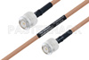 MIL-DTL-17 TNC Male to TNC Male Cable Using M17/128-RG400 Coax