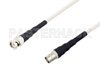 BNC Male to BNC Female Low Frequency Low Loss Cable Using PE-SF200LL Coax, RoHS