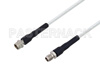 75 Ohm F Male to 75 Ohm F Female Low Frequency Cable Using 75 Ohm PE-SF200LL75 Coax, RoHS