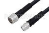 N Male to TNC Male Cable Using LMR-400 Coax