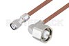 LC Male Right Angle to HN Male Cable Using RG393 Coax