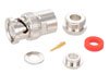 BNC Male Connector Clamp/Solder Attachment for RG58, RG55, RG141, RG142, RG223, RG400, RG303, PE-C195, PE-P195, LMR-195