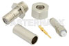 SMB Jack Connector Crimp/Solder Attachment for RG174, RG316, RG188, LMR-100, PE-B100, PE-C100, 0.100 inch