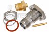 TNC Female Bulkhead Mount Connector Solder Attachment for PE-SR402AL, PE-SR402FL, RG402, .480 inch D Hole