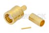 75 Ohm SMB Plug Connector Crimp/Solder Attachment for PE-B150, RG180, RG195