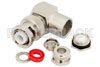 MHV Male Right Angle Connector Clamp/Solder Attachment for RG58, RG55, RG141, RG142, RG223, RG400, RG303, PE-C195, PE-P195, LMR-195