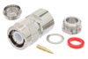 C Male Connector Clamp/Solder Attachment for RG213, RG214, RG8, RG9, RG11, RG225, RG393, RG144, RG216, RG215