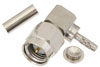 SMA Male Right Angle Connector Crimp/Solder Attachment for RG178, RG196