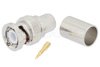 BNC Male Connector Crimp/Solder Attachment for RG213, RG215, RG8