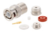BNC Male Connector Clamp/Solder Attachment For RG178, RG196