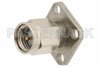 SMA Male Field Replaceable Connector 4 Hole Flange Mount .036 inch Pin, .500 inch Flange Size