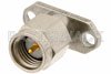 SMA Male Connector Field Replaceable Attachment 2 Hole Flange 0.036 inch Pin