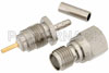 RT SMA Female Connector Crimp/Solder Attachment For RG178, RG196