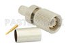 75 Ohm 1.6/5.6 Plug Connector Crimp/Solder Attachment for RG59B/U, RG62, RG71