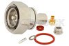 7/16 DIN Male Connector Clamp/Solder Attachment For PE-SR402AL, PE-SR402FL, RG402