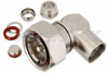 7/16 DIN Male Right Angle Connector Clamp/Solder Attachment for RG213, RG214, RG8, RG9, RG225, RG393, RG215