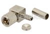 10-32 Male Right Angle Connector Crimp/Solder Attachment for RG174, RG316, RG188, PE-B100, PE-C100, 0.100 inch, LMR-100