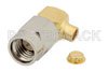 SSMA Male Right Angle Connector Solder Attachment for PE-SR405AL, PE-SR405FL, PE-SR405FLJ, RG405