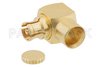 Mini SMP Female Right Angle Connector Solder Attachment for PE-SR405AL, PE-SR405FL, PE-SR405FLJ, PE-SR405TN, RG405