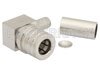 QMA Male Right Angle Connector Crimp/Solder Attachment For RG55, RG142, RG223, RG400