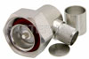 7/16 DIN Male Right Angle Connector Crimp/Solder Attachment For PE-C600, 0.600 inch