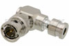 75 Ohm BNC Male Right Angle Connector Compression Attachment for