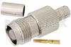 TNC Female Connector Crimp/Solder Attachment for PE-C240, RG8X, 0.240 inch, LMR-240, LMR-240-DB, LMR-240-UF, B7808A