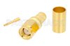 RP SMA Male Connector Crimp/Solder Attachment for PE-C240, RG8X, 0.240 inch, LMR-240, LMR-240-DB, LMR-240-UF, B7808A