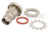 TNC Female Bulkhead Mount Hermetically Sealed Connector Solder Attachment Eyelet Terminal, .480 inch D Hole