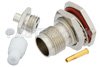 TNC Female Bulkhead Mount Connector Solder Attachment for PE-SR405AL, PE-SR405FL, PE-SR405FLJ, PE-SR405TN, RG405
