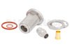 N Female Bulkhead Mount Precision Connector Clamp/Solder Attachment for PE-P142LL