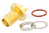 TNC Female Bulkhead Mount Connector Solder Attachment Edge Mount PCB, IP67 Rated
