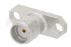 SMA Female Field Replaceable Connector 2 Hole Flange Mount .036 inch Pin