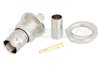 BNC Female Bulkhead Mount Isolated Ground Connector Crimp/Crimp Attachment for RG58, PE-C195, PE-P195, LMR-195