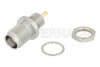 TNC Female Bulkhead Mount Connector Solder Attachment Terminal IP67 Rated