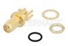 SMA Female Bulkhead Mount Connector Solder Attachment End Launch PCB, IP67 Rated