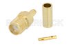 SMA Female Connector Crimp/Solder Attachment for RG316, RG174, LMR-100, RG188, PE-B100, PE-C100, 0.100 inch