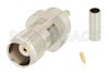 TNC Female Connector Crimp/Solder Attachment for RG316, RG174, LMR-100