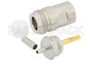N Female Connector Crimp/Solder Attachment for RG188-DS, RG316-DS