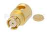 SMP Female Right Angle Connector Solder Attachment for RG405, PE-SR405AL, PE-SR405FL, PE-SR405FLJ, Up To 40 GHz