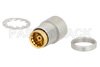 BMA Jack Bulkhead Mount Slide-On Connector Solder Attachment for RG405, PE-SR405AL, PE-SR405FL, PE-SR405FLJ